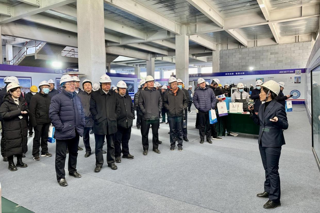 山东省住房和城乡建设厅在日照市举行全省智慧工地现场观摩活动