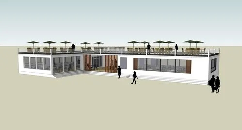 SketchUp中如何将成组的群体一起做倾斜？