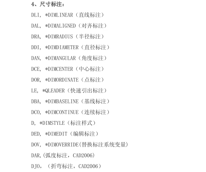 CAD制图初学入门快捷键都有那些？