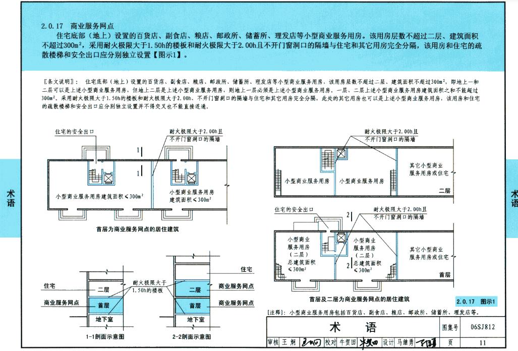 06SJ812《高层民用建筑设计防火规范》图示
